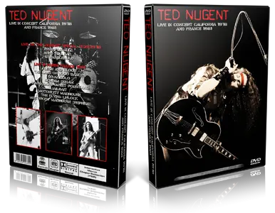 Artwork Cover of Ted Nugent Compilation DVD California 1978 and France 1981 Proshot