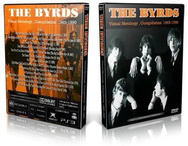 Artwork Cover of The Byrds Compilation DVD Visual Metalogy 1965-1990 Proshot