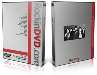 Artwork Cover of The Cars 1984-09-11 DVD Houston Proshot