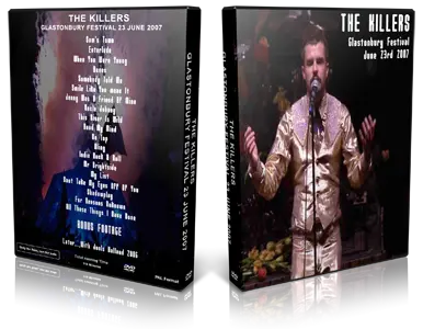 Artwork Cover of The Killers 2007-06-23 DVD Glastonbury Proshot