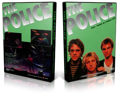 Artwork Cover of The Police 1979-12-03 DVD Paris Proshot