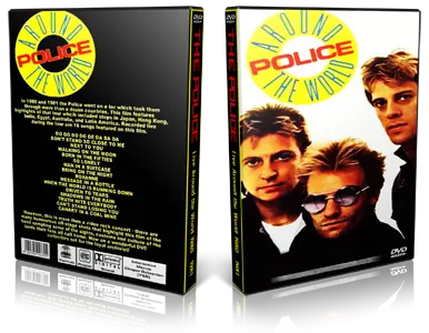 Artwork Cover of The Police Compilation DVD Live Around The World Proshot