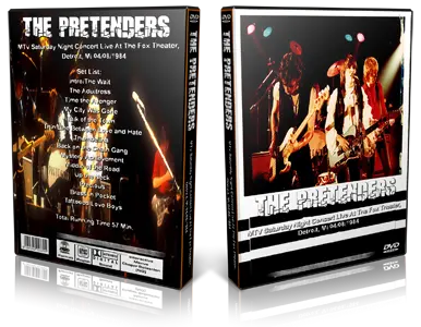 Artwork Cover of The Pretenders 1984-04-08 DVD Detroit Proshot