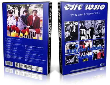 Artwork Cover of The Who Compilation DVD TV and Film Archives Vol 1 Proshot