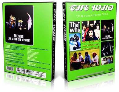 Artwork Cover of The Who Compilation DVD TV and Film Archives Vol 3 Proshot