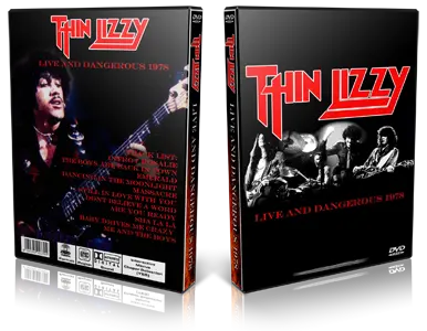 Artwork Cover of Thin Lizzy Compilation DVD Live and Dangerous 1978 Proshot