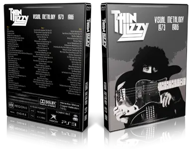 Artwork Cover of Thin Lizzy Compilation DVD Visual Metalogy 1973-1986 Proshot