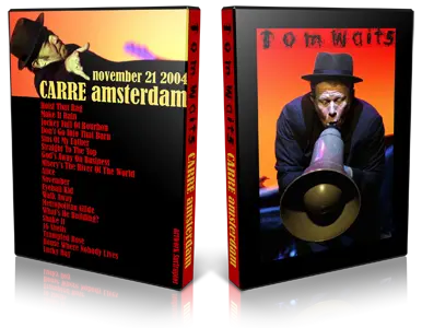 Artwork Cover of Tom Waits 2004-11-21 DVD Amsterdam Audience