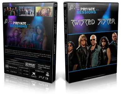 Artwork Cover of Twisted Sister Compilation DVD A and E Private Sessions Proshot