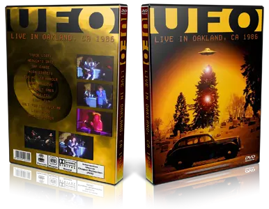 Artwork Cover of UFO 1986-08-02 DVD Oakland Proshot