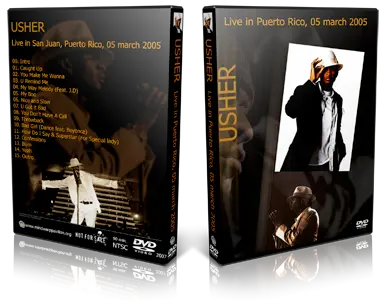 Artwork Cover of Usher 2005-03-05 DVD Puerto Rico Proshot