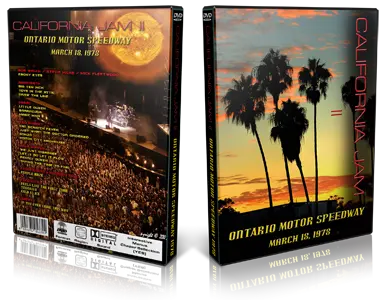 Artwork Cover of Various Artists Compilation DVD California Jam 1978 Proshot