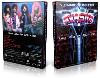 Artwork Cover of Vinnie Vincent Invasion Compilation DVD Video Collection 1986 Proshot