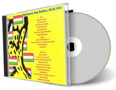 Artwork Cover of Rolling Stones 1995-08-08 CD Budapest Audience