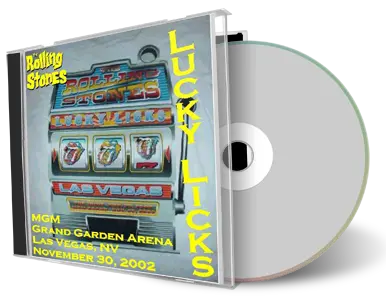 Artwork Cover of Rolling Stones 2002-11-30 CD Las Vegas Audience