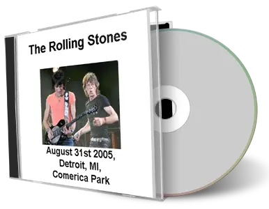 Artwork Cover of Rolling Stones 2005-08-31 CD Detroit Audience