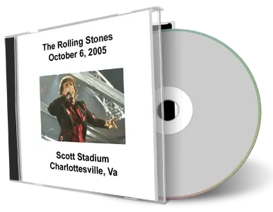Artwork Cover of Rolling Stones 2005-10-06 CD Charlottesville Audience