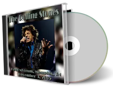 Artwork Cover of Rolling Stones 2005-12-03 CD Memphis Audience