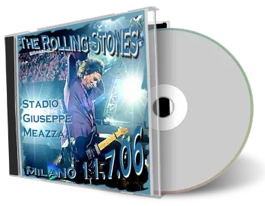 Artwork Cover of Rolling Stones 2006-07-11 CD Milan Audience