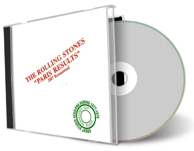 Artwork Cover of Rolling Stones Compilation CD Paris Results Soundboard
