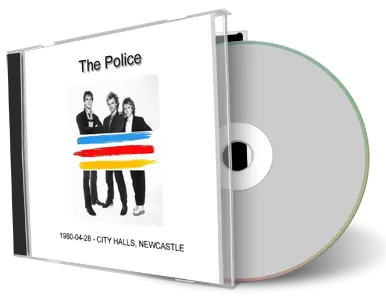 Artwork Cover of The Police 1980-04-28 CD New Castle Soundboard