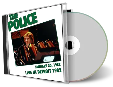 Artwork Cover of The Police 1982-01-30 CD Detroit Audience