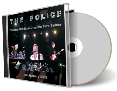 Artwork Cover of The Police 2008-01-24 CD Sydney Audience