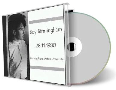 Artwork Cover of U2 1980-11-28 CD Birmingham Audience
