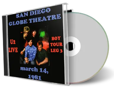 Artwork Cover of U2 1981-03-14 CD San Diego Audience