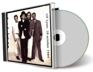 Artwork Cover of U2 1984-10-18 CD Paris Audience
