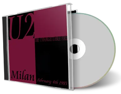 Artwork Cover of U2 1985-02-04 CD Milan Audience