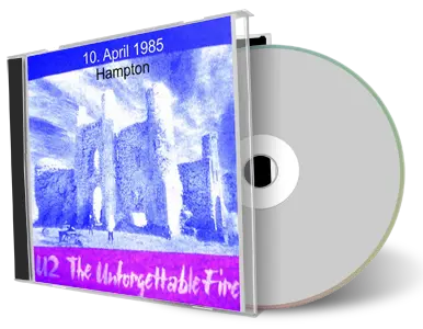 Artwork Cover of U2 1985-04-10 CD Hampton Audience