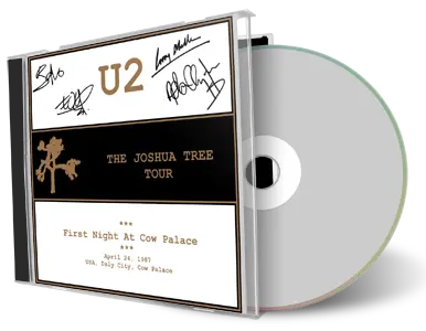 Artwork Cover of U2 1987-04-24 CD Daly City Audience