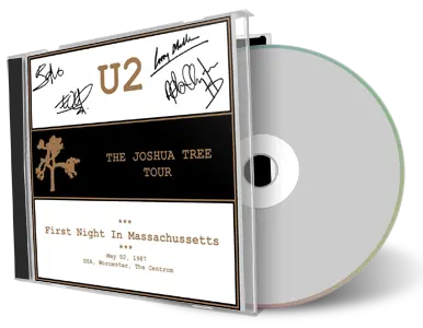 Artwork Cover of U2 1987-05-02 CD Worcester Audience