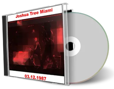 Artwork Cover of U2 1987-12-03 CD Miami Audience