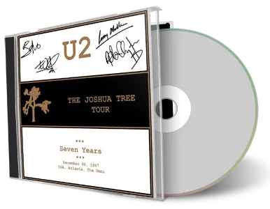 Artwork Cover of U2 1987-12-08 CD Atlanta Audience