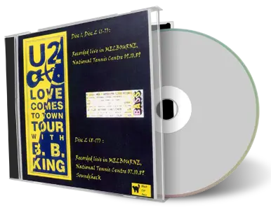 Artwork Cover of U2 1989-10-09 CD Melbourne Audience