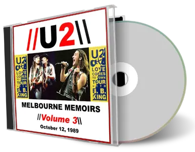 Artwork Cover of U2 1989-10-12 CD Melbourne Audience