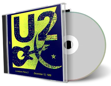 Artwork Cover of U2 1989-12-12 CD Paris Audience