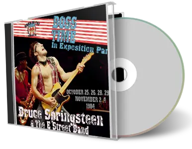 Artwork Cover of Bruce Springsteen Compilation CD Boss Time In Exposition Park Los Angeles 1984 Audience