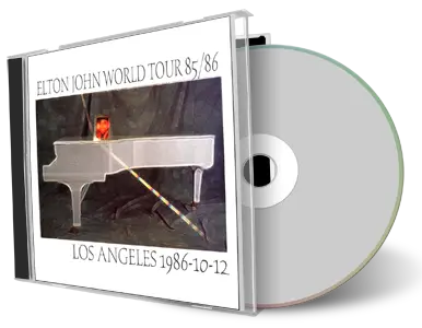 Artwork Cover of Elton John 1986-10-12 CD Los Angeles Soundboard