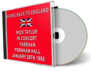 Artwork Cover of Mick Taylor 1992-01-29 CD Fareham Audience