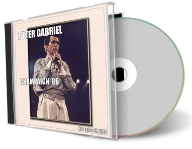 Artwork Cover of Peter Gabriel 1986-11-15 CD Champaign Audience