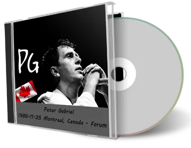 Artwork Cover of Peter Gabriel 1986-11-25 CD Montreal Audience