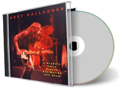 Artwork Cover of Rory Gallagher 1982-03-08 CD Paris Audience