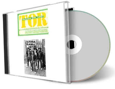 Artwork Cover of The Ramones 1987-10-08 CD Dusseldorf Audience