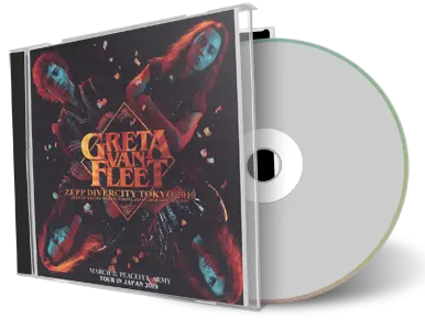 Artwork Cover of Greta Van Fleet 2019-01-24 CD Tokyo Audience