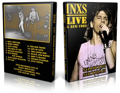 Artwork Cover of INXS 1983-08-05 DVD Valencia Proshot