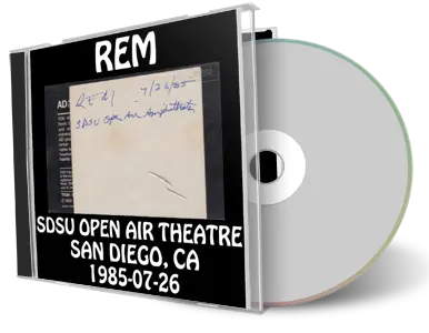 Artwork Cover of REM 1985-07-26 CD San Diego Audience