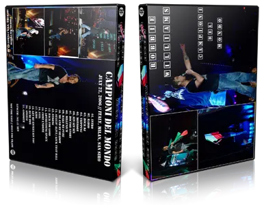 Artwork Cover of Robbie Williams 2006-07-22 DVD Milan Audience